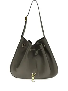 Saint Laurent drawstring leather shoulder bag 31335843