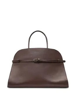 The Row Margaux 15 Buckle Detail Leather Tote Bag - Item: 31366392