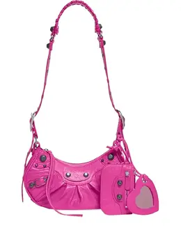 Balenciaga XS Le Cagole braided-strap heart-shaped shoulder bag 31559123