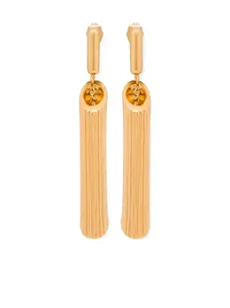 Moschino brass earrings 30907119