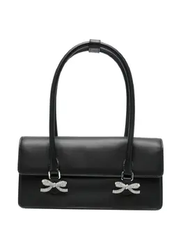 Self-Portrait crystal-bow top-handle bag 31442326