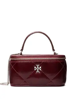 Мини-сумка Kira стеганая с верхней ручкой Tory Burch, красный 31584076 | красный