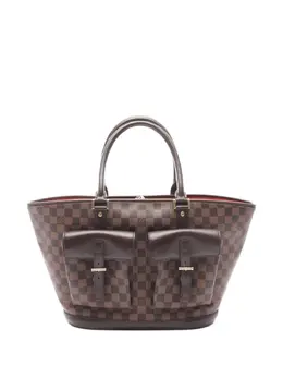Louis Vuitton 2003 Manosque GM Damier Ebene Tote Bag (31502922)