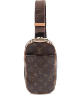 Louis Vuitton 2003 Pochette Belt Bag - Monogram Brown Canvas with Gold Tone Hardware, Article 31508086