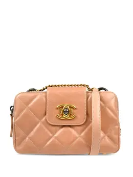 Chanel 2015 Camera Bag Diamond Quilted Calf Shoulder Serial SN21130062