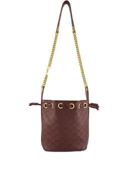 Saint Laurent mini quilted-leather bucket bag 31566843