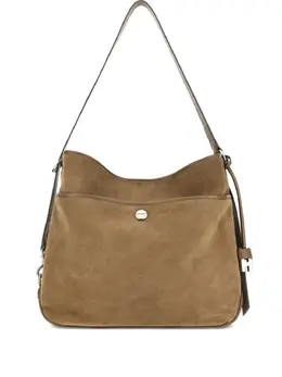 Hogan Hocket shoulder bag 29994074 taupe brown - Electronic Bag with Concealed Magnetic Fastening
