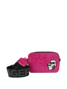 Karl Lagerfeld Crinkled Leather Cross Body Bag 30080993
