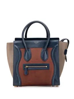 Celine 2012 Micro Suede Tricolor Luggage tote bag 31606880