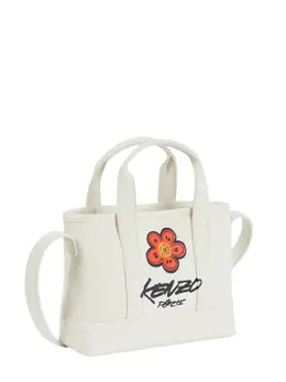 FF68SA910F36ECRU Kenzo x Futura Utility Tote Bag Piccola In Tela