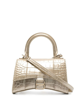 Balenciaga сумка Hourglass XS с верхней ручкой, золотой 592833210cu | золотистый