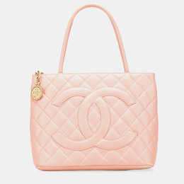Chanel Pink Caviar Medallion Tote 1194826