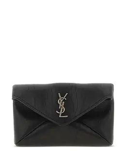 Saint Laurent small Cassandre envelope snap-button clutch bag 31570551