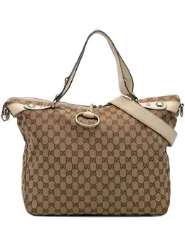 Gucci 2016-2025 Large GG Canvas Icon Bit satchel 31661250