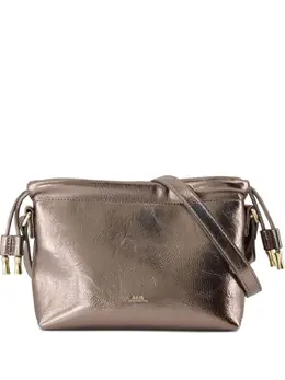 A.P.C. metallic drawstring shoulder bag 31666119