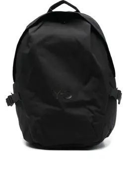 Y-3 logo-plaque backpack 31456008