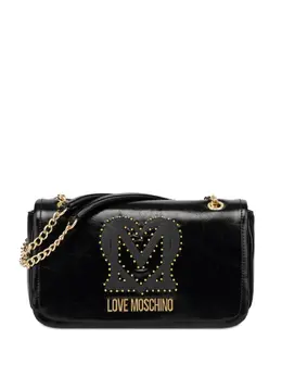 Love Moschino chain-strap studded-logo bag 31028137