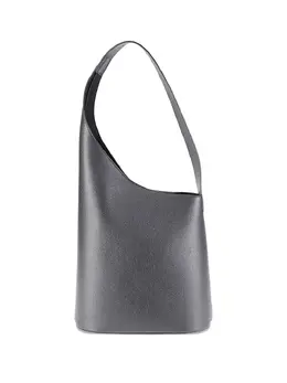 Aesther Ekme Lune Shoulder Bag 31471664 in Black Calfskin Leather