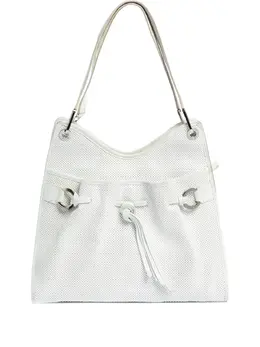 Lancel Drawstring Leather Tote Bag 30363946