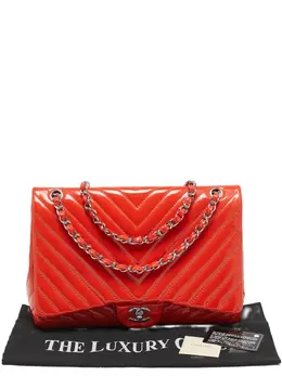 Chanel Chevron patent leather bag 31326725