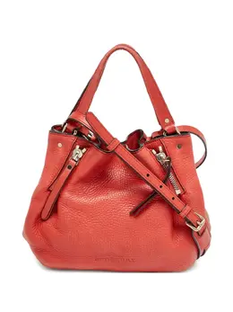 Burberry Maidstone Shoulder Bag 31329503 in Red Leather with Detachable Strap