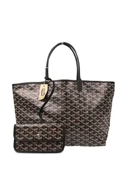 Goyard St.Louis PM Tote Bag 31355291 - Black Chevron Pattern