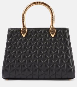 Сумка-тоут Serpentine Duo из кожи Bvlgari, черный p01031995 | black