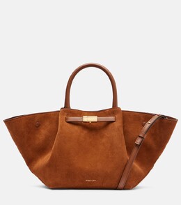 Нью-Йоркская миди-сумка тоут из замши DeMellier, Deep Tan p01025759 | deep tan