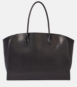 Сумка тоут Marlo большая кожаная The Row, Black Ans p01015778 | black ans