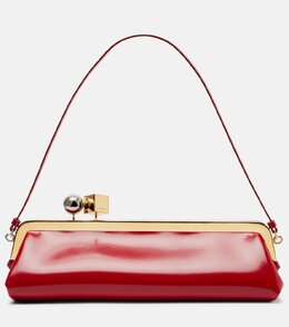 Кожаный клатч для салона Jacquemus, красный p01056911 | red