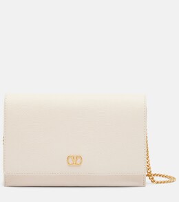 Мини-кожаная сумка через плечо VLogo Signature Valentino Garavani, Light Ivory p01056433 | light ivory