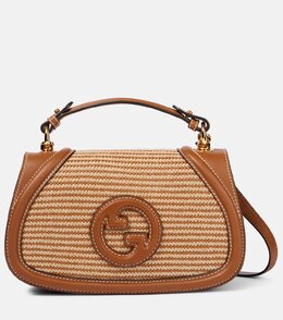 Средняя плетеная сумка Blondie Gucci, Nat.Brave.Cuir/Sund. p01054652 | nat.brave.cuir/sund.