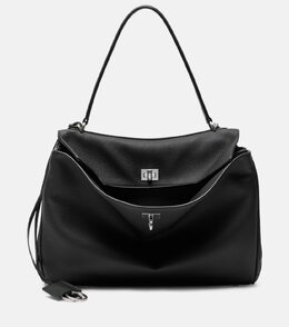 Средняя кожаная сумка Rodeo Balenciaga, черный p01077441 | black