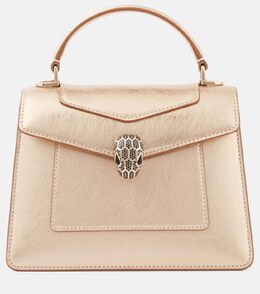 Сумка Serpenti Forever Medium из кожи Bvlgari, Light Gold p01031985 | light gold
