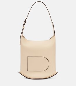 Кожаная сумка через плечо Pin MM Delvaux, Angora p01063864 | angora