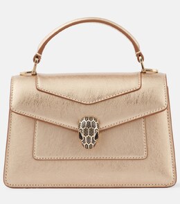 Сумка Serpenti Forever Mini из кожи Bvlgari, Light Gold p01031989 | light gold