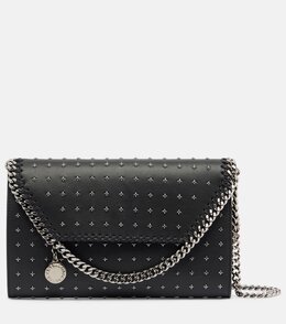 Сумка кросс-боди Falabella с декоративными элементами Stella McCartney, Black/Ruthenium p01057365 | black/ruthenium