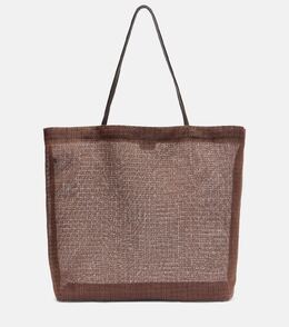 Сумка-тоут из сетки с кожаными вставками Barn The Row, Acero Ans p01048993 | acero ans