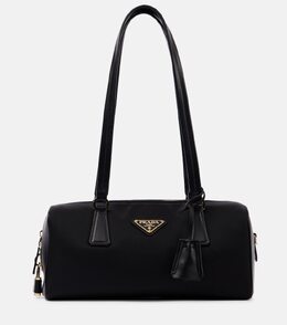 Средняя кожаная сумка-тоут Re-Nylon Prada, черный p00997481 | nero