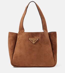 Средняя замшевая сумка через плечо Prada, Cacao p00952991 | cacao