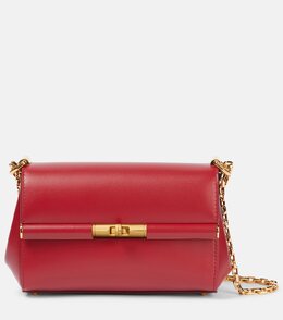 Марлен мини кожаная сумка через плечо Dolce & Gabbana, Tono Rosso Scuro p01017824 | tono rosso scuro
