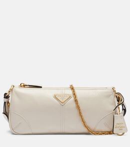 Редакция 2002 Средняя плечевая сумка Prada, белый p01083901 | white