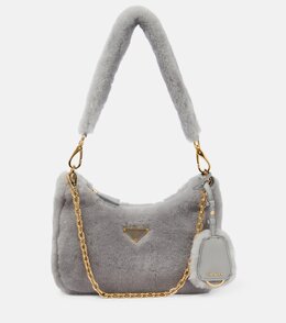 Редакция 2005 года плечевая сумка из овчины Prada, Fiordaliso p00736283 | fiordaliso