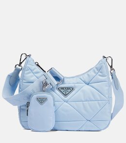 Стеганая сумка через плечо Prada, синий p00696073 | blue