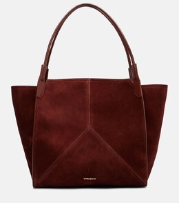 Виктория большая сумка-тоут из замши Victoria Beckham, Dark Borwn p01042418 | dark borwn