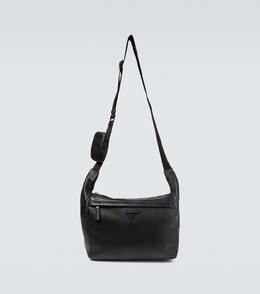Кожаная сумка через плечо Prada, черный p00521902 | nero
