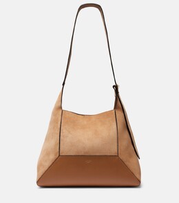 Алмазная средняя замшевая сумка через плечо Jimmy Choo, Toffee/Gold p01054847 | toffee/gold