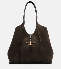 T Timeless Medium сумка из замши Tod's, Antilope p01096439 | antilope
