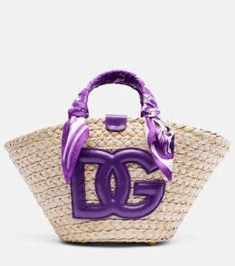 DG Majolica плетеная сумка-корзинка Dolce & Gabbana, Maiolica 3 Viola p01064549 | maiolica 3 viola
