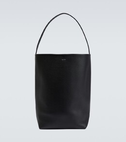 N/S Park Большая кожаная сумка-тоут The Row, Black Pld p00681262 | black pld